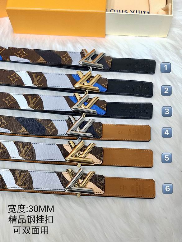 LV Belt 30mmX95-110cm 7D18